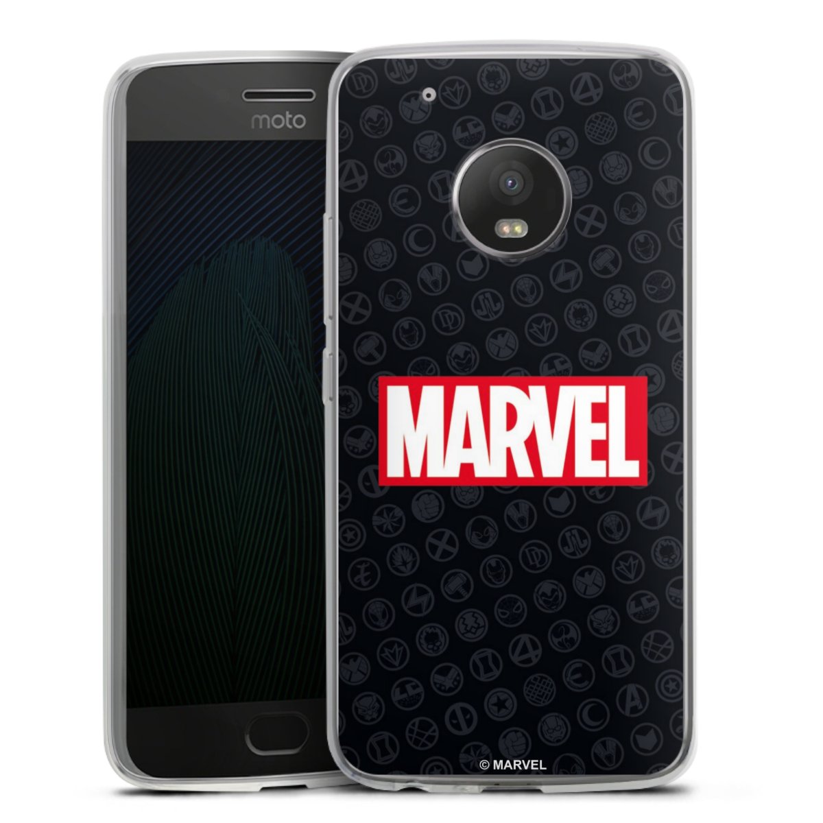 Marvel Logo Black Red 