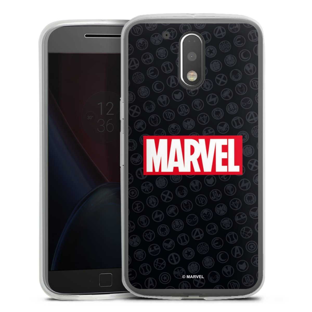 Marvel Logo Black Red 