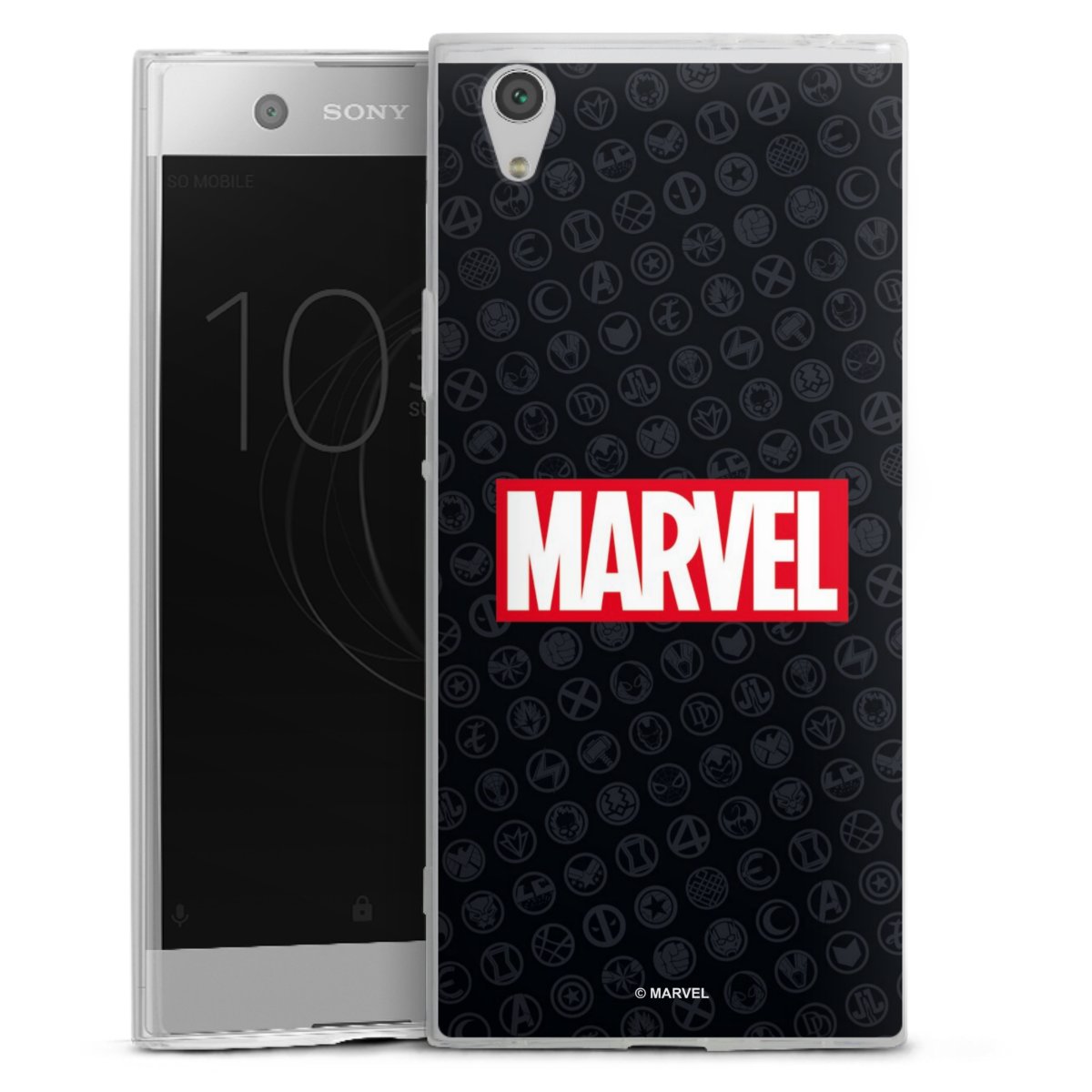 Marvel Logo Black Red 