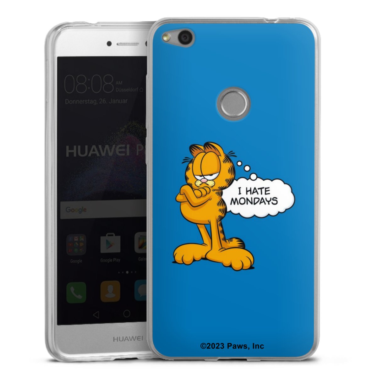 Garfield Ik haat maandagen blauw