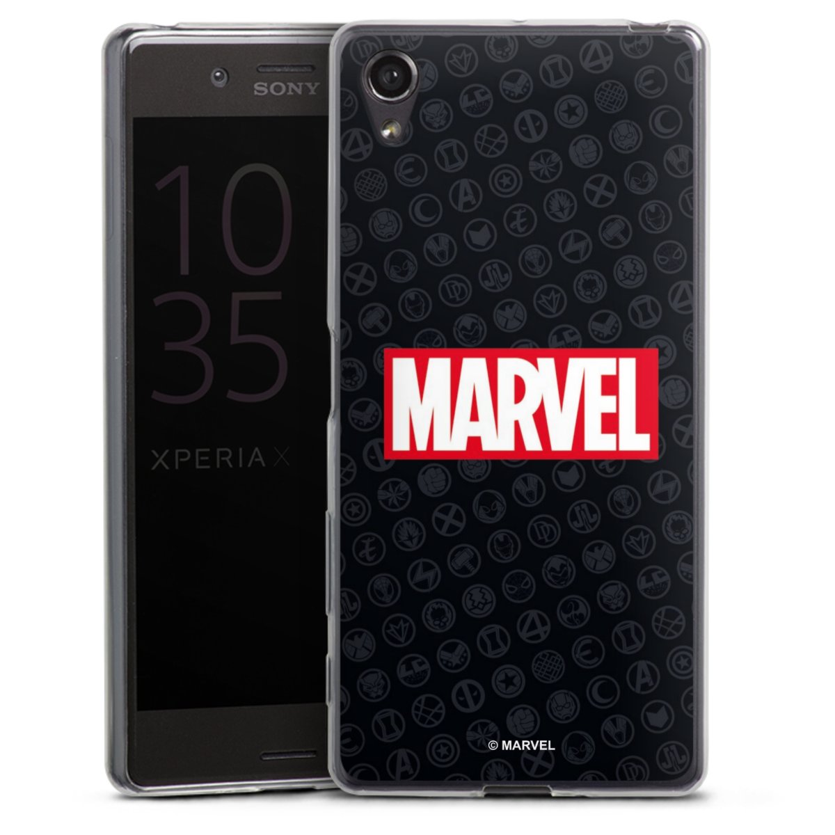 Marvel Logo Black Red 