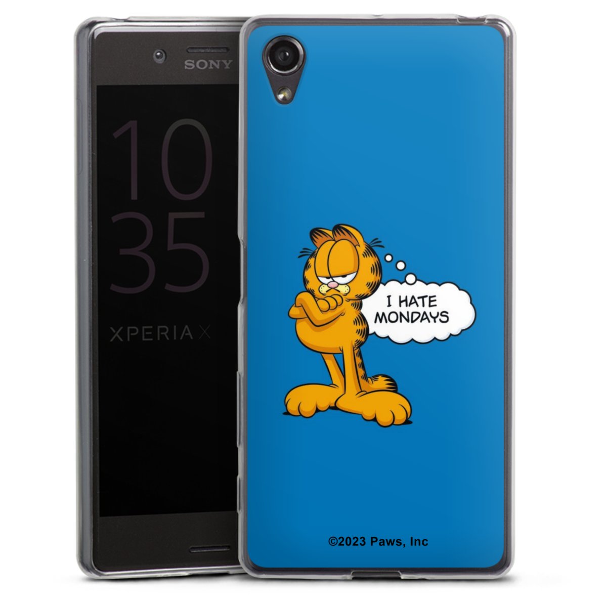 Garfield Ik haat maandagen blauw