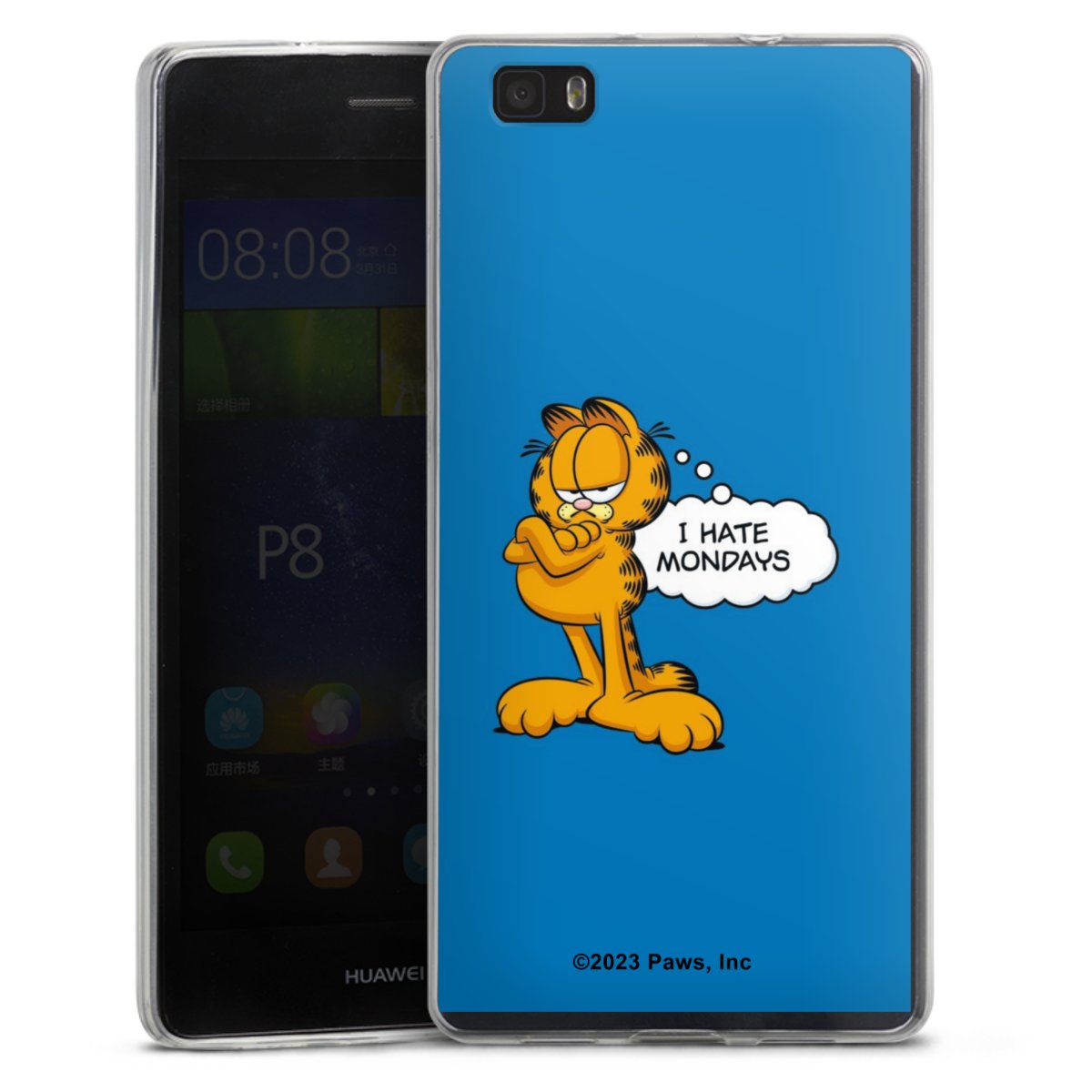 Garfield Ik haat maandagen blauw