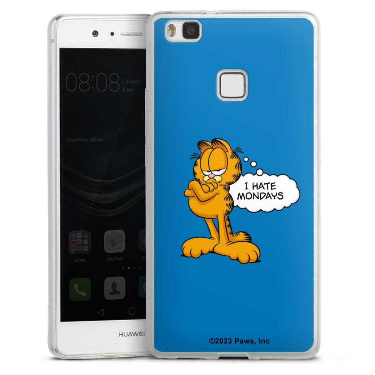 Garfield Ik haat maandagen blauw