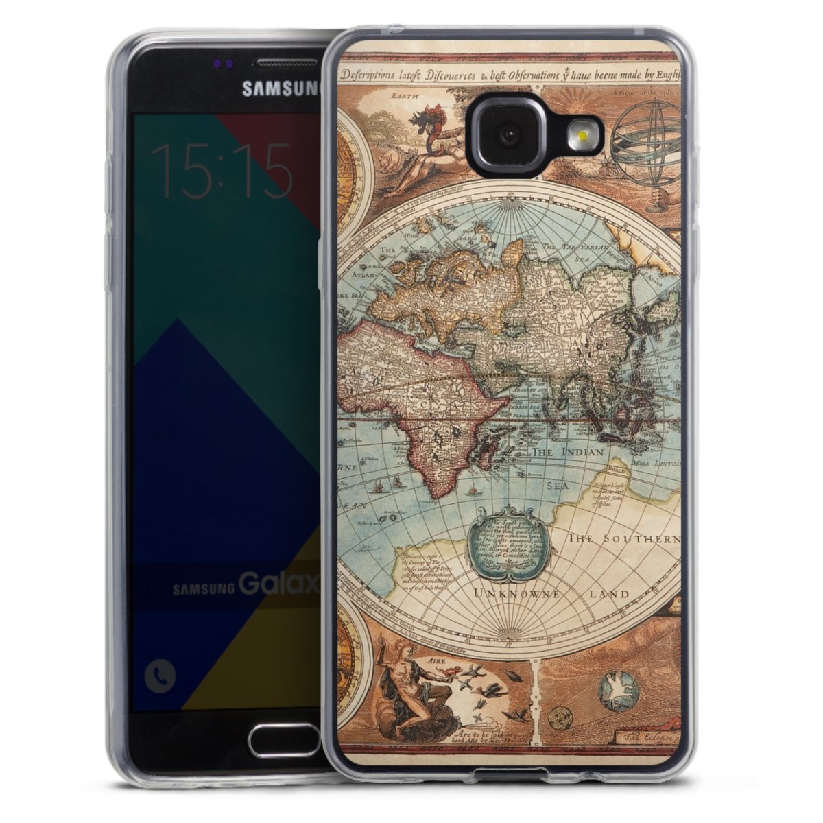 Mappa del mondo vintage