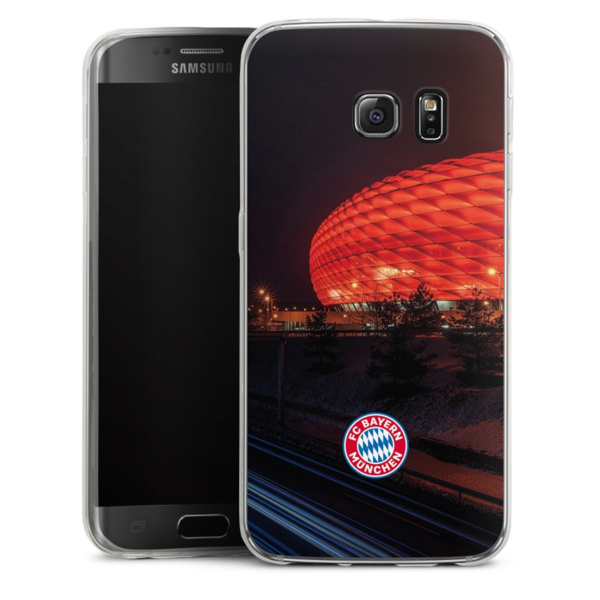 Allianz Arena bei Nacht FCB