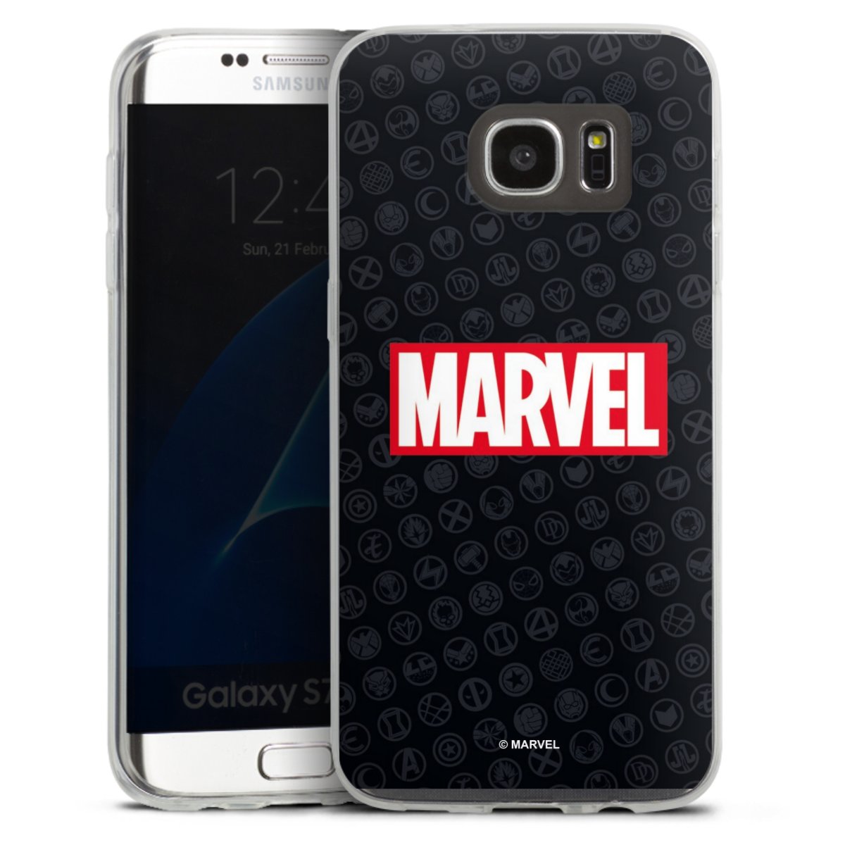 Marvel Logo Black Red 