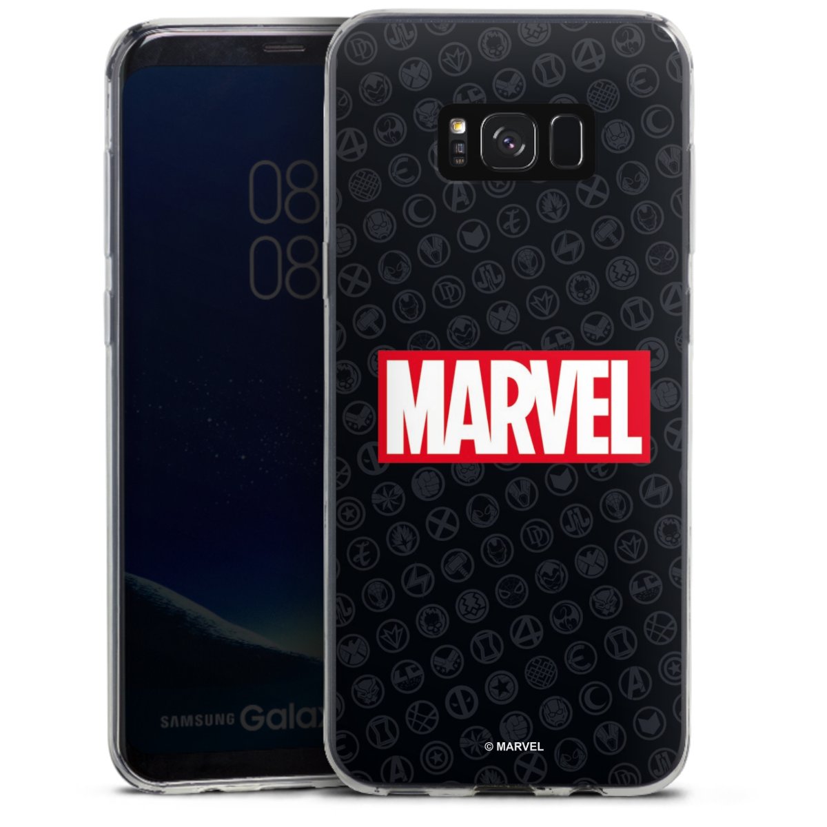 Marvel Logo Black Red 