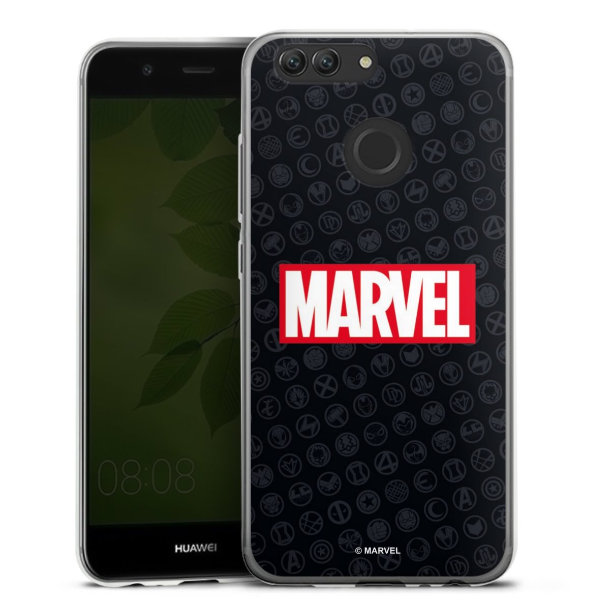 Marvel Logo Black Red 