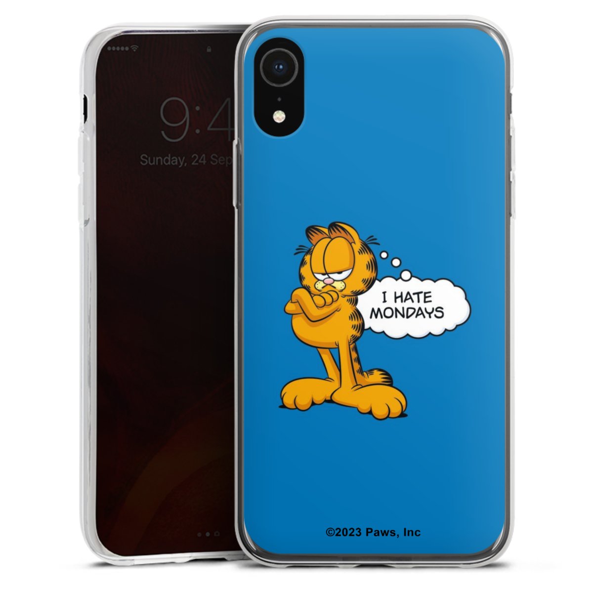 Garfield Ik haat maandagen blauw