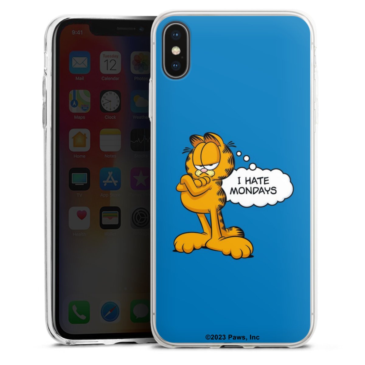 Garfield Je déteste les lundis Bleu