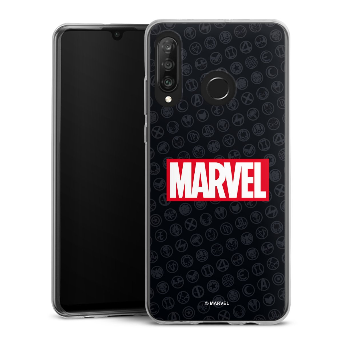 Marvel Logo Black Red 