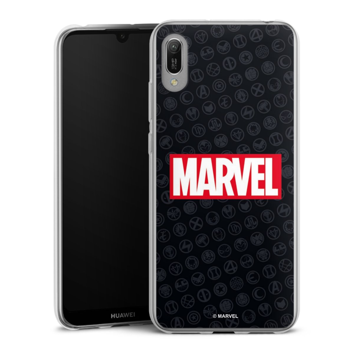 Marvel Logo Black Red 