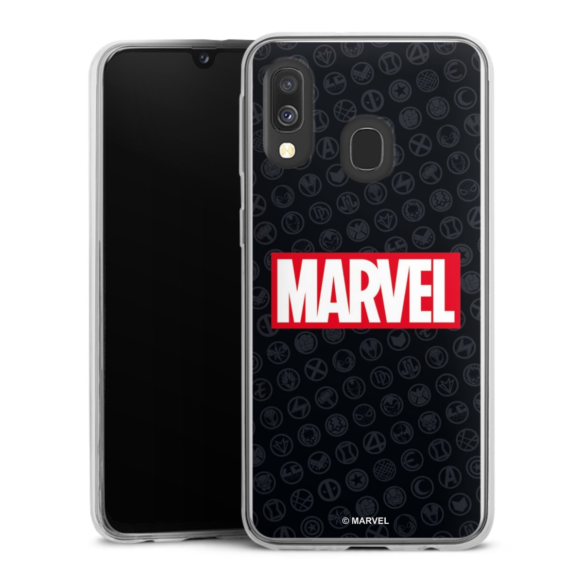 Marvel Logo Black Red 