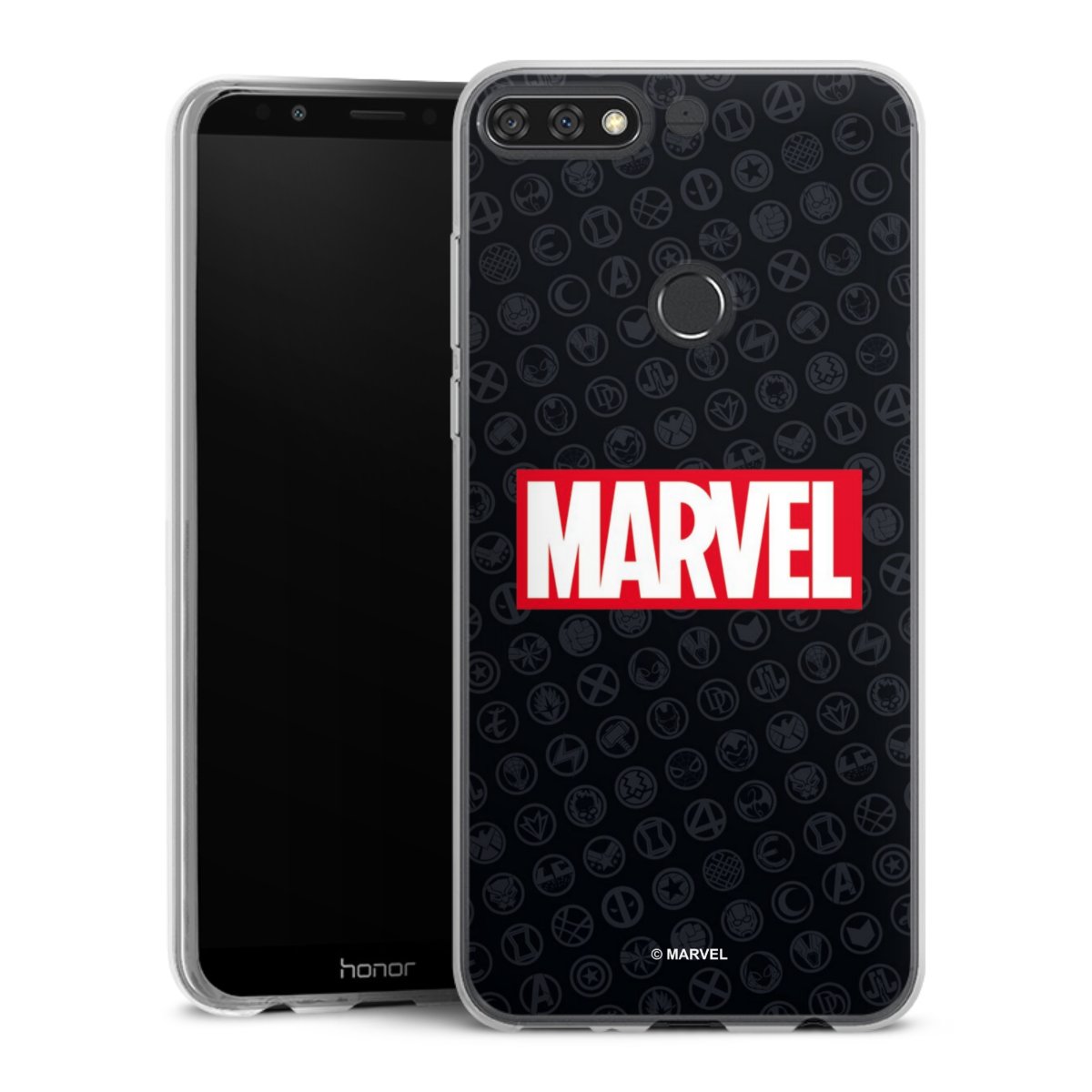 Marvel Logo Black Red 