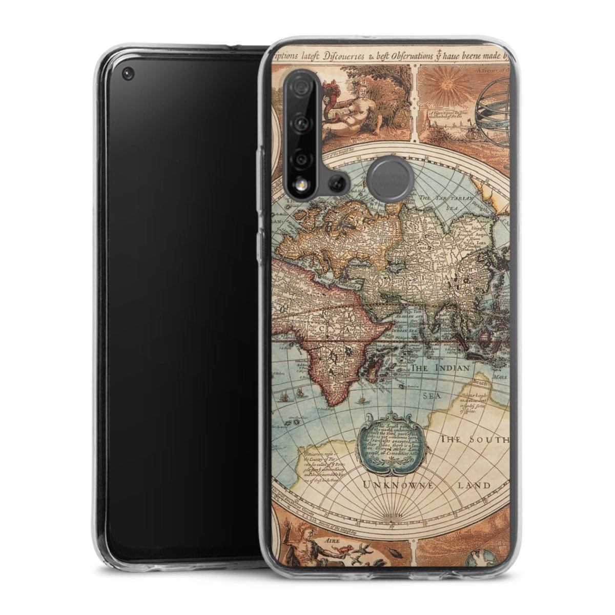 Mappa del mondo vintage