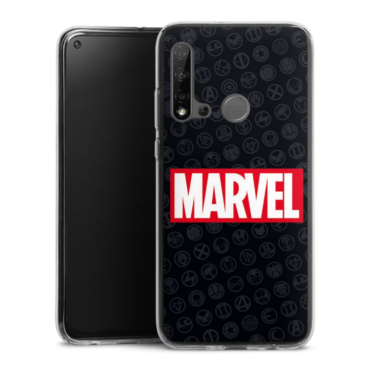 Marvel Logo Black Red 