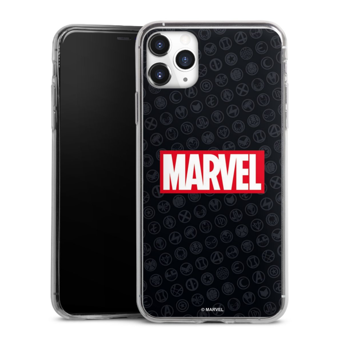 Marvel Logo Black Red 