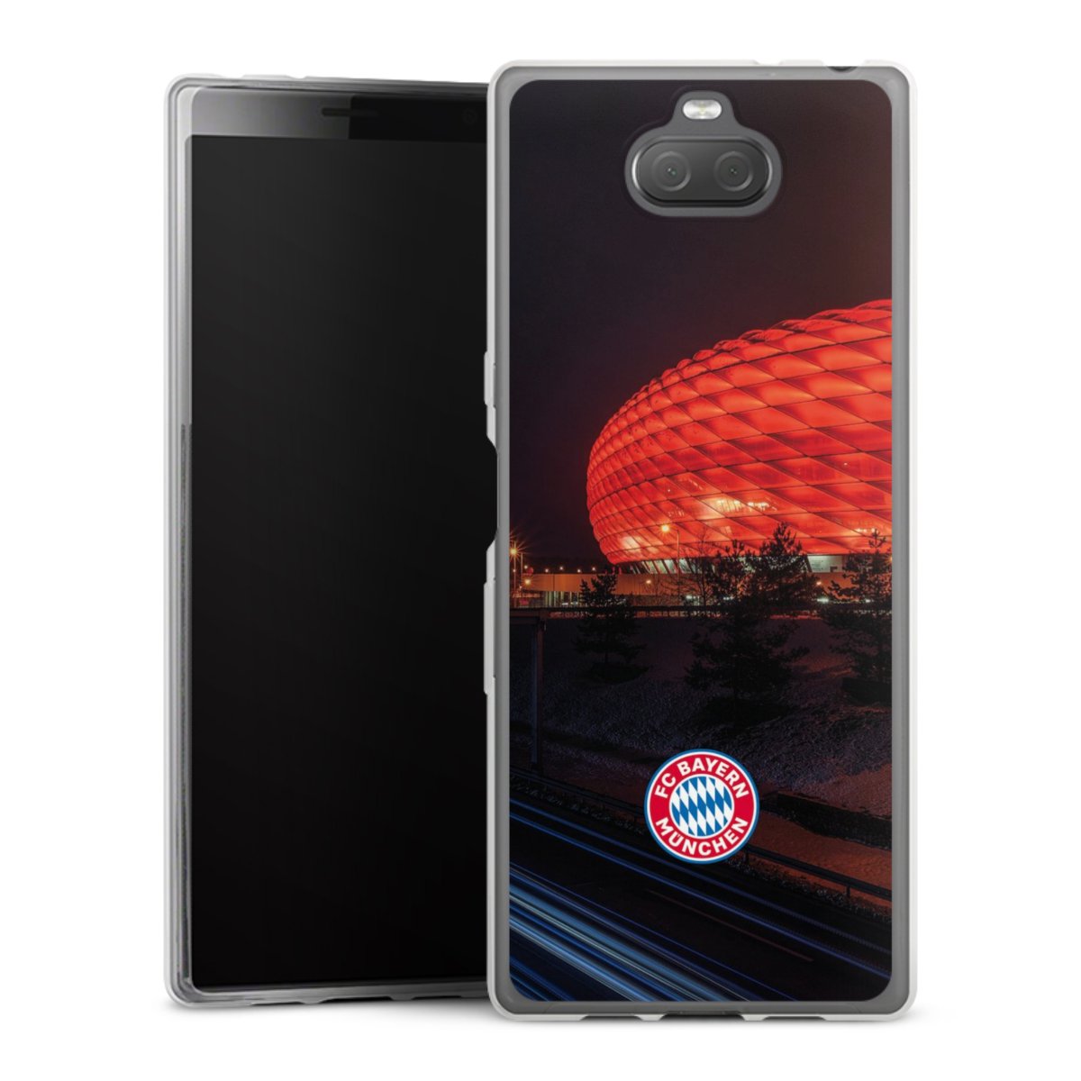 Allianz Arena bei Nacht FCB