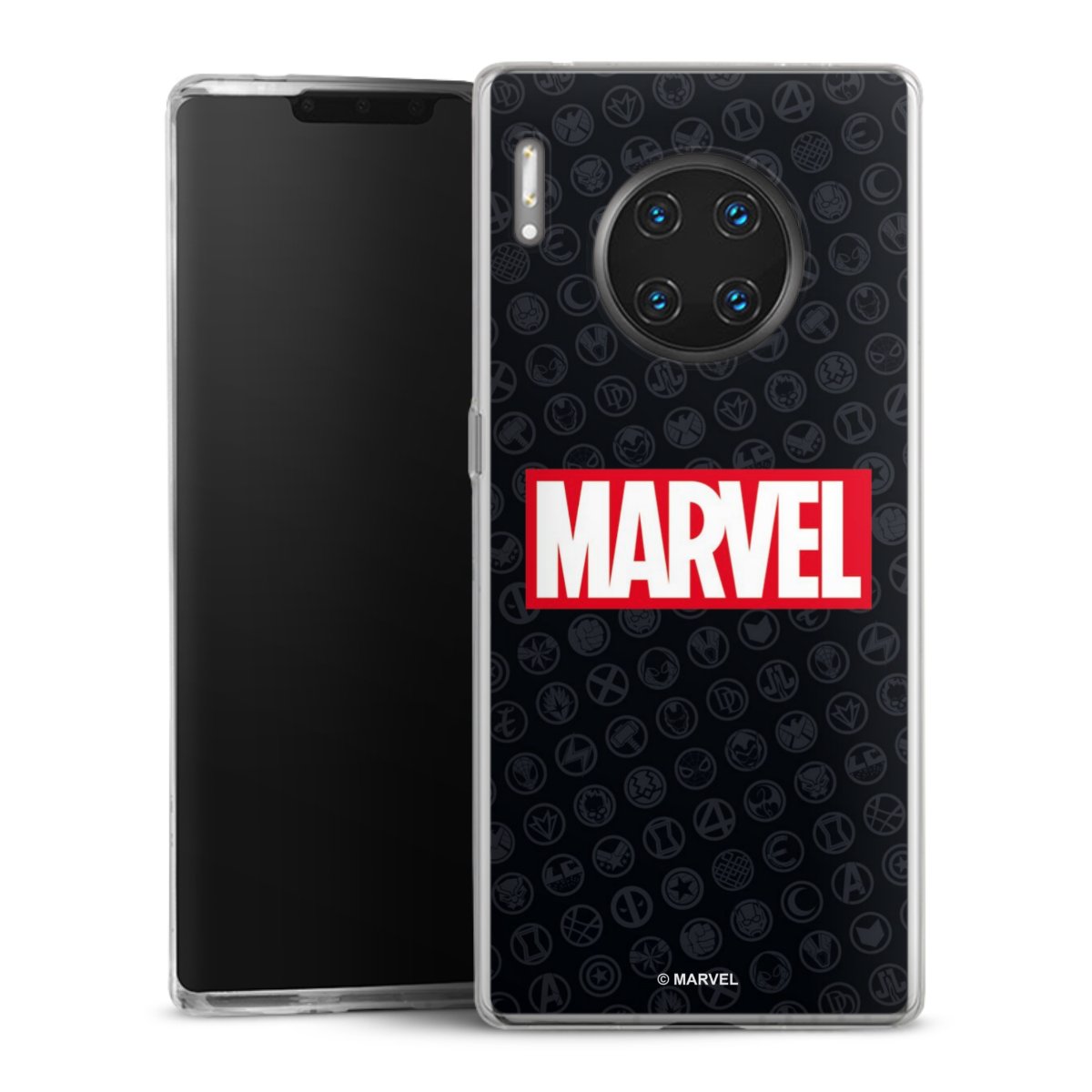 Marvel Logo Black Red 