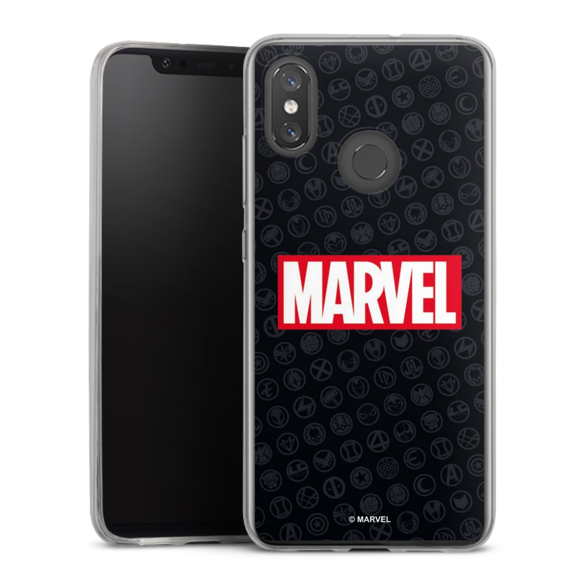 Marvel Logo Black Red 