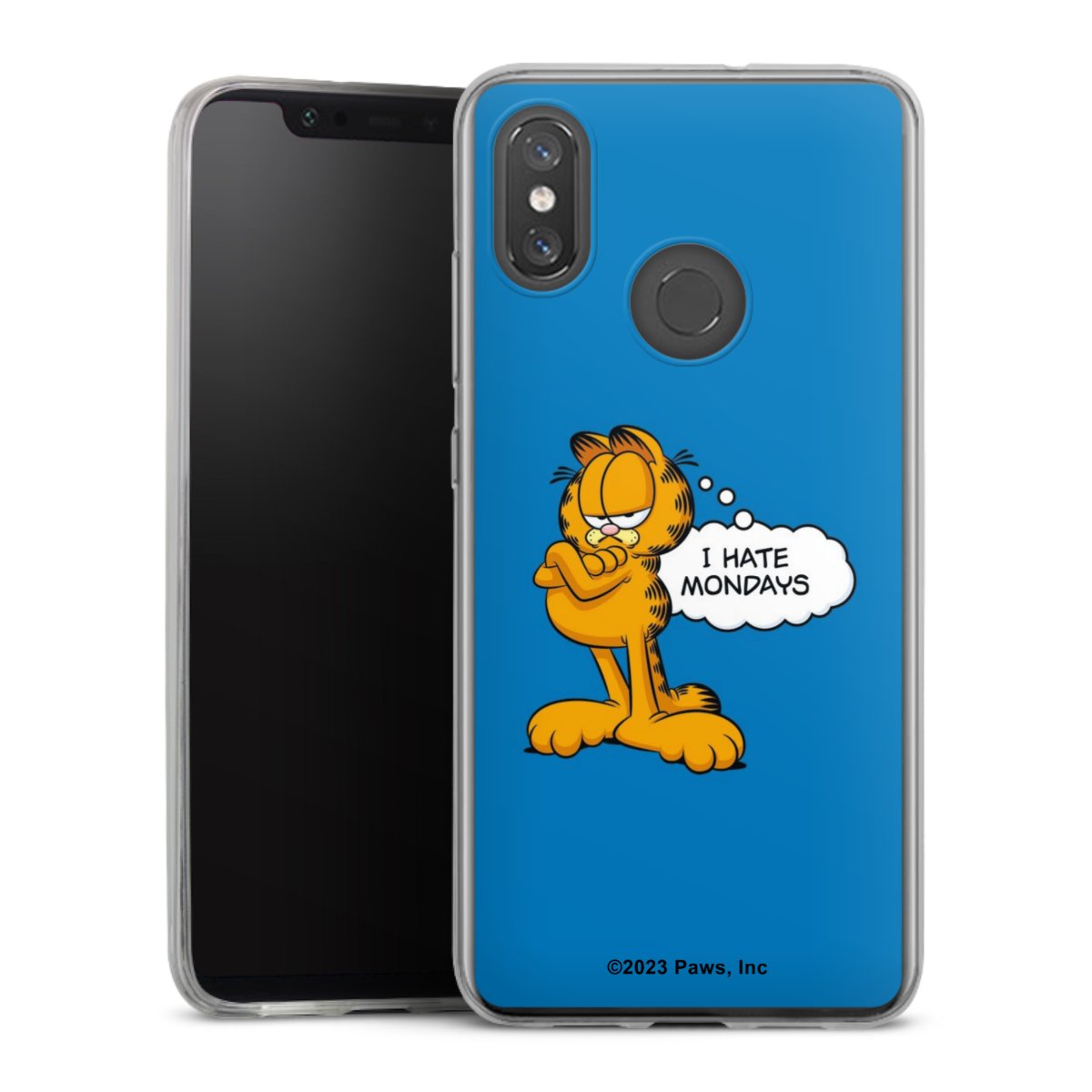 Garfield Ik haat maandagen blauw