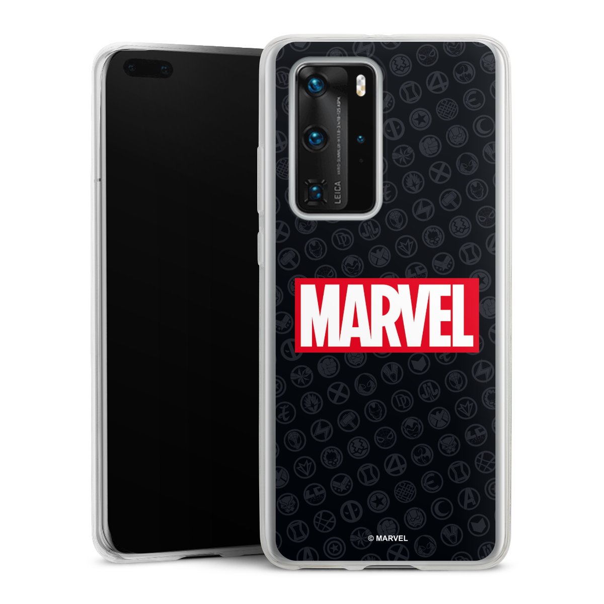 Marvel Logo Black Red 