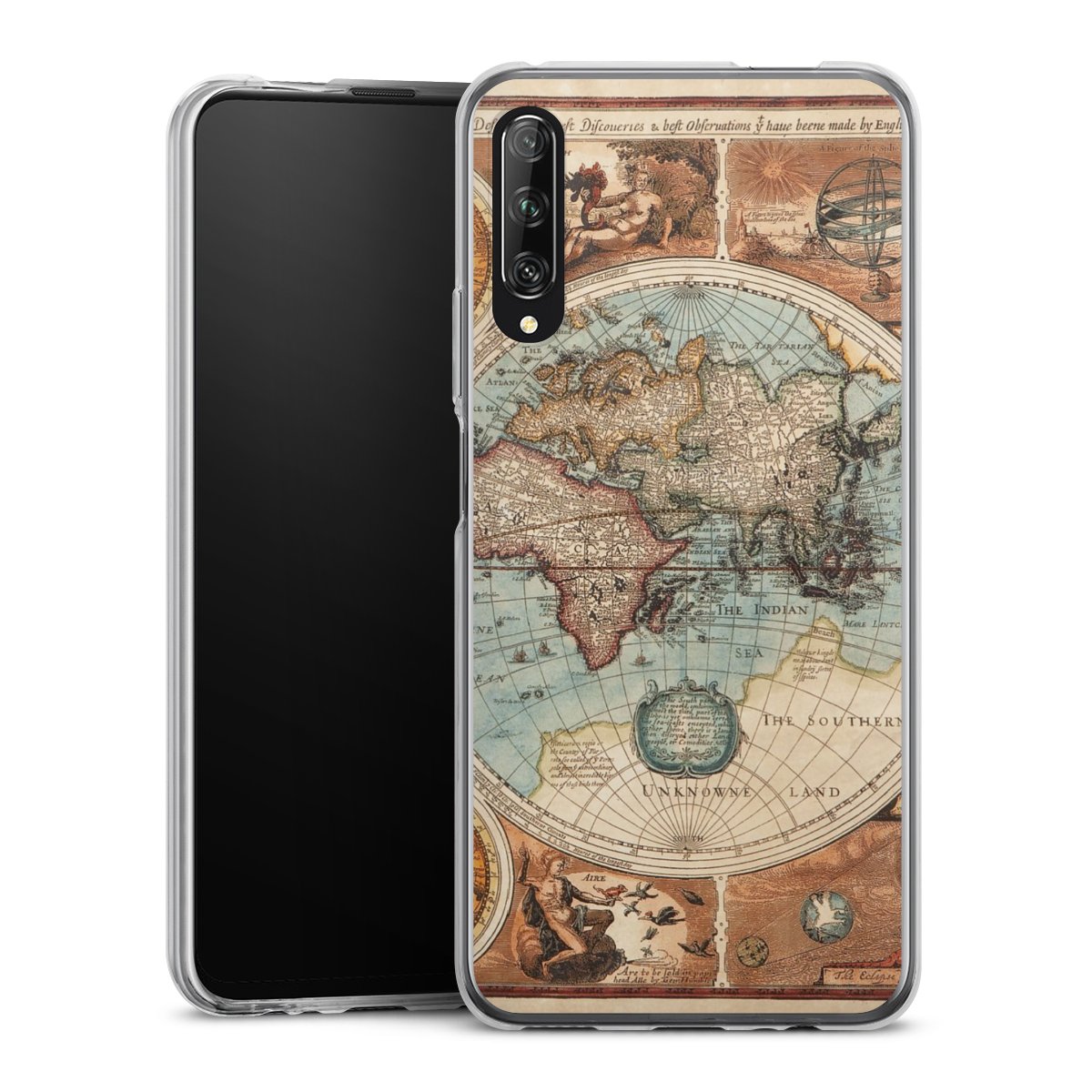Mappa del mondo vintage