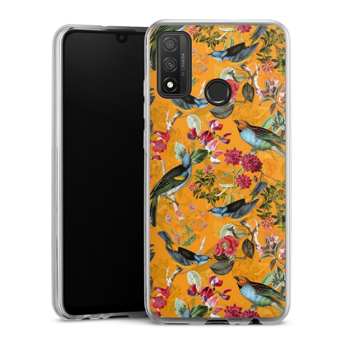 Vogels Bloemen Behang
