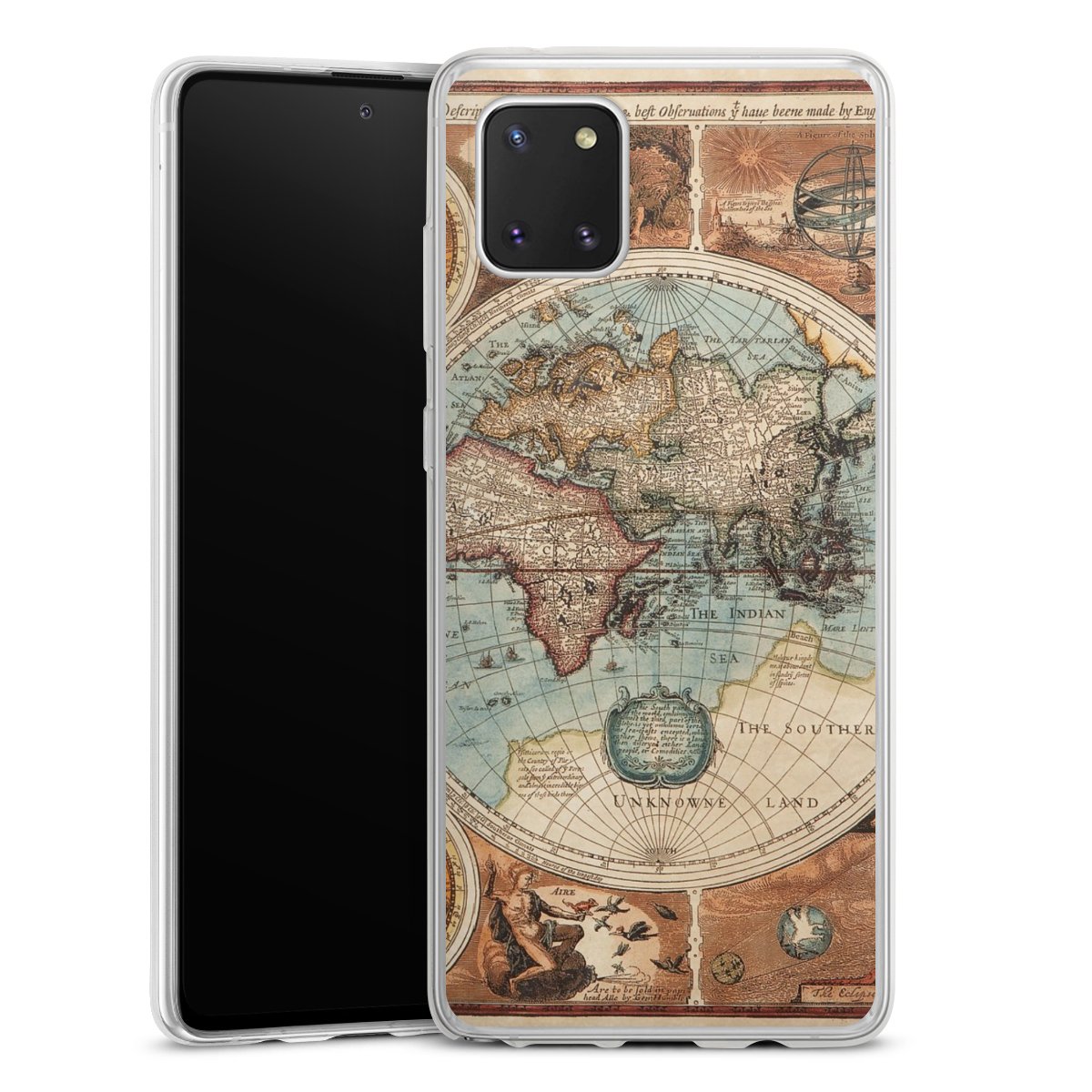 Mappa del mondo vintage