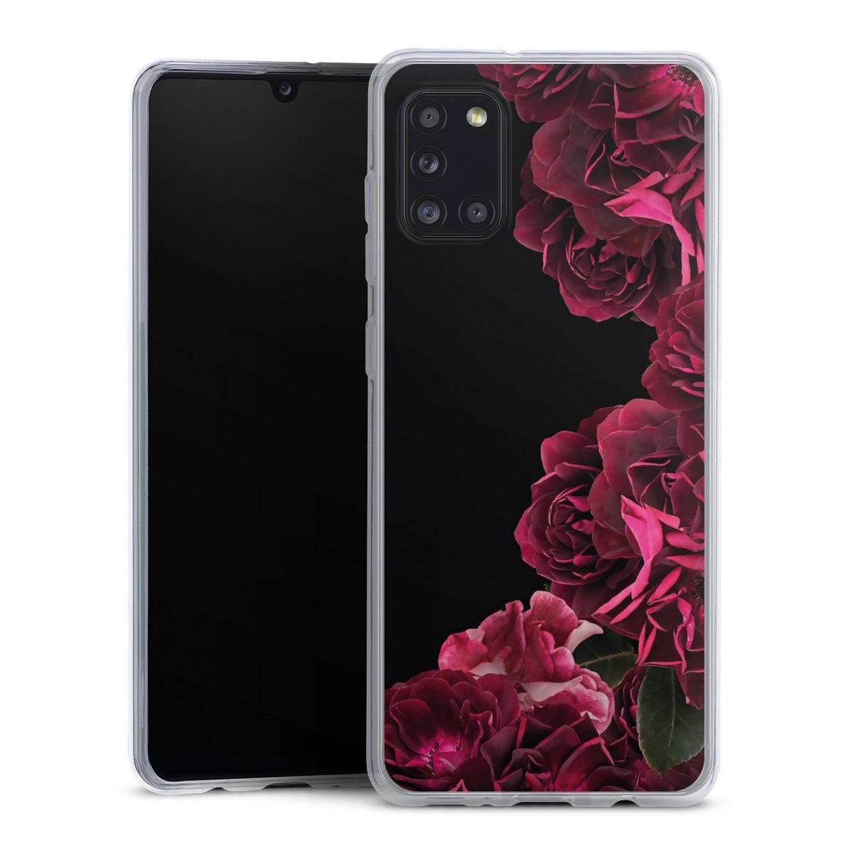 Rose vintage su nero