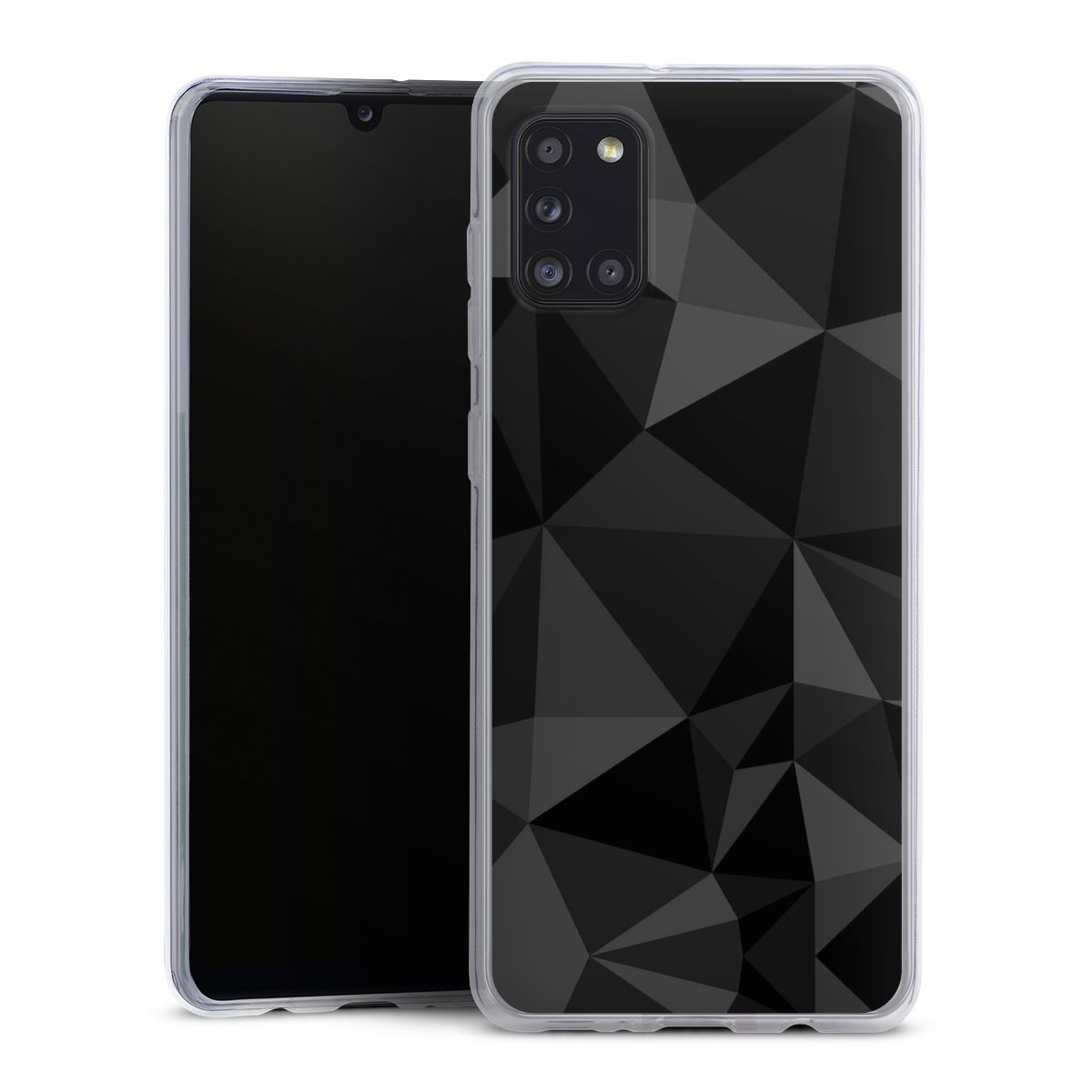 Motif Polygone Noir