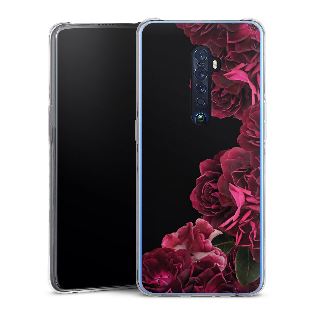 Rose vintage su nero