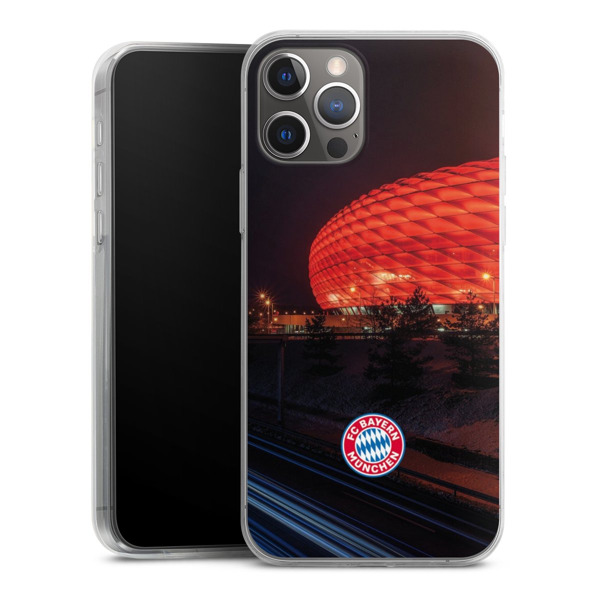 Allianz Arena bei Nacht FCB