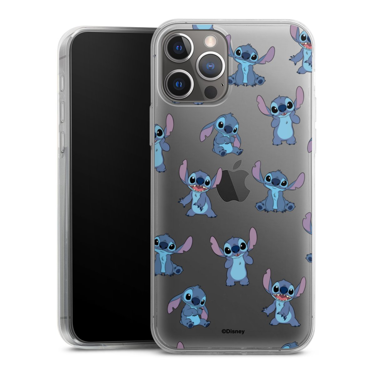 Stitch Faces Pattern Transparent