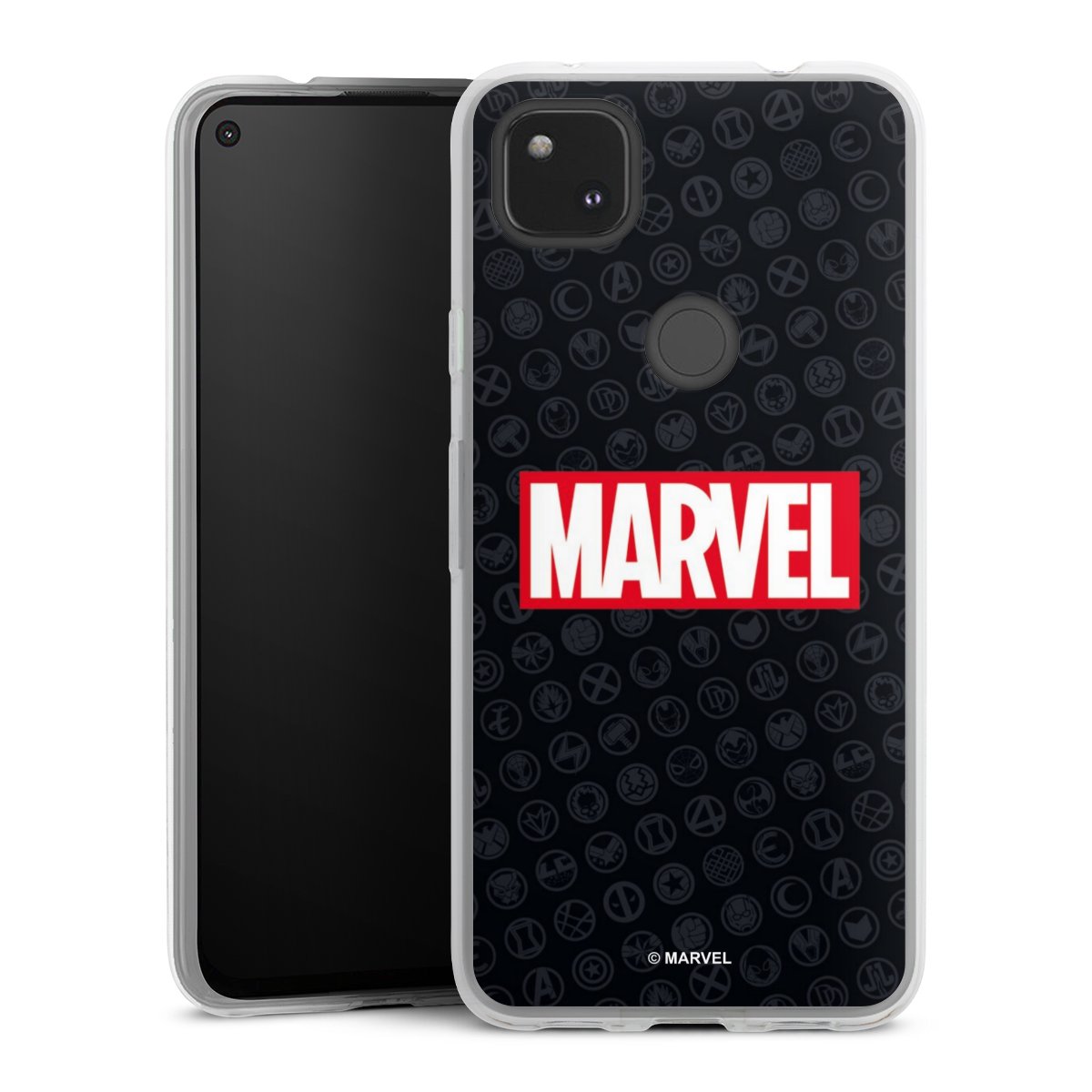 Marvel Logo Black Red 