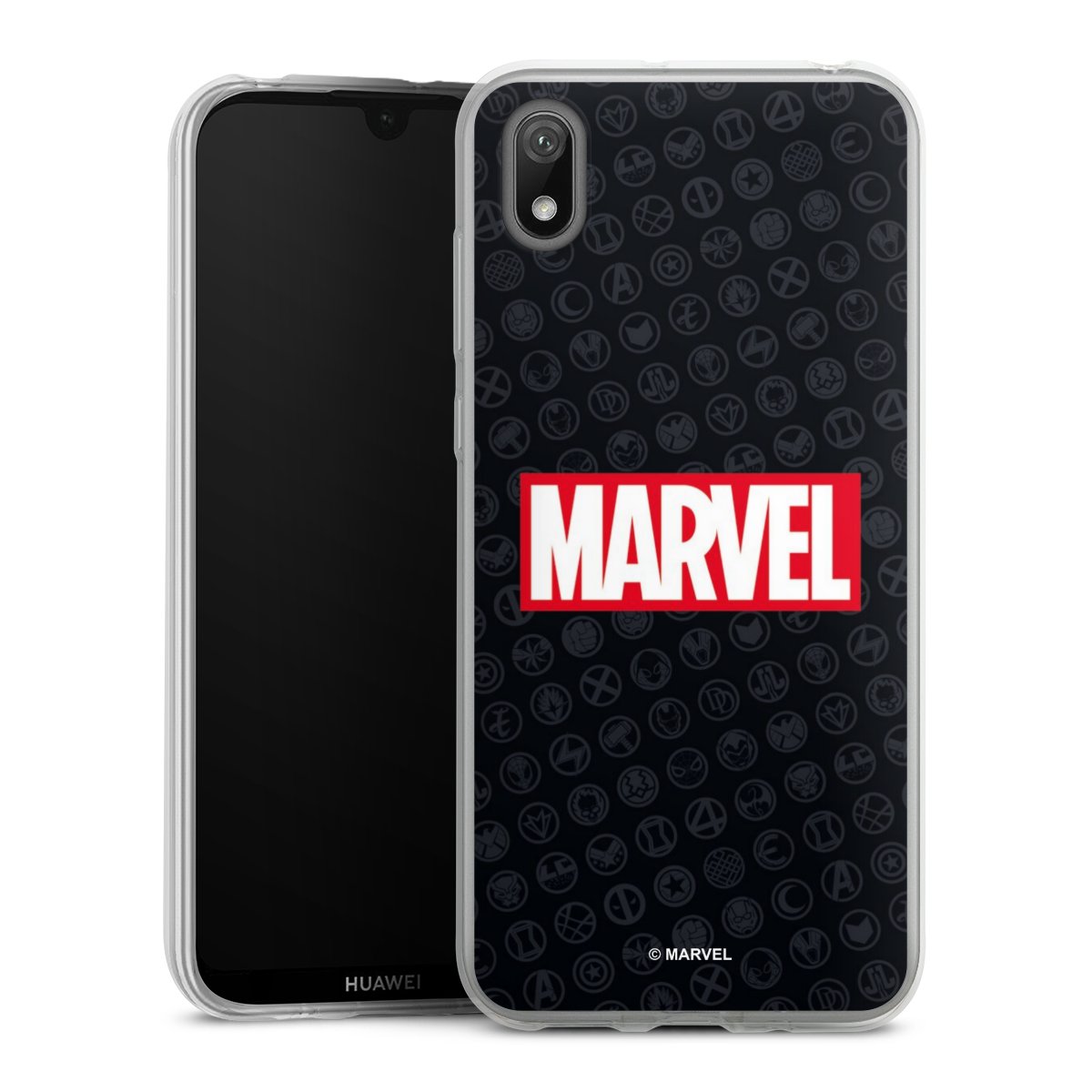 Marvel Logo Black Red 