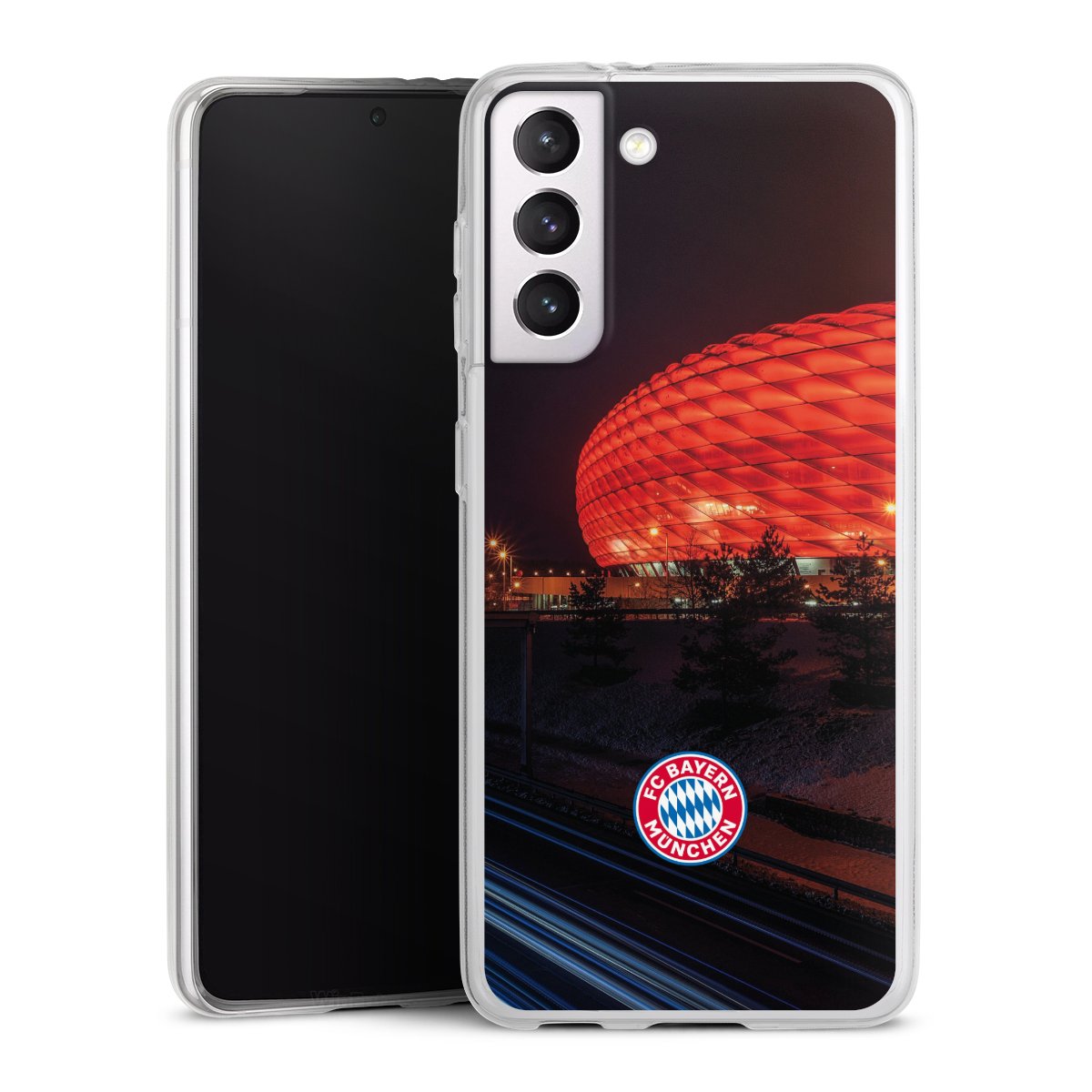 Allianz Arena bei Nacht FCB