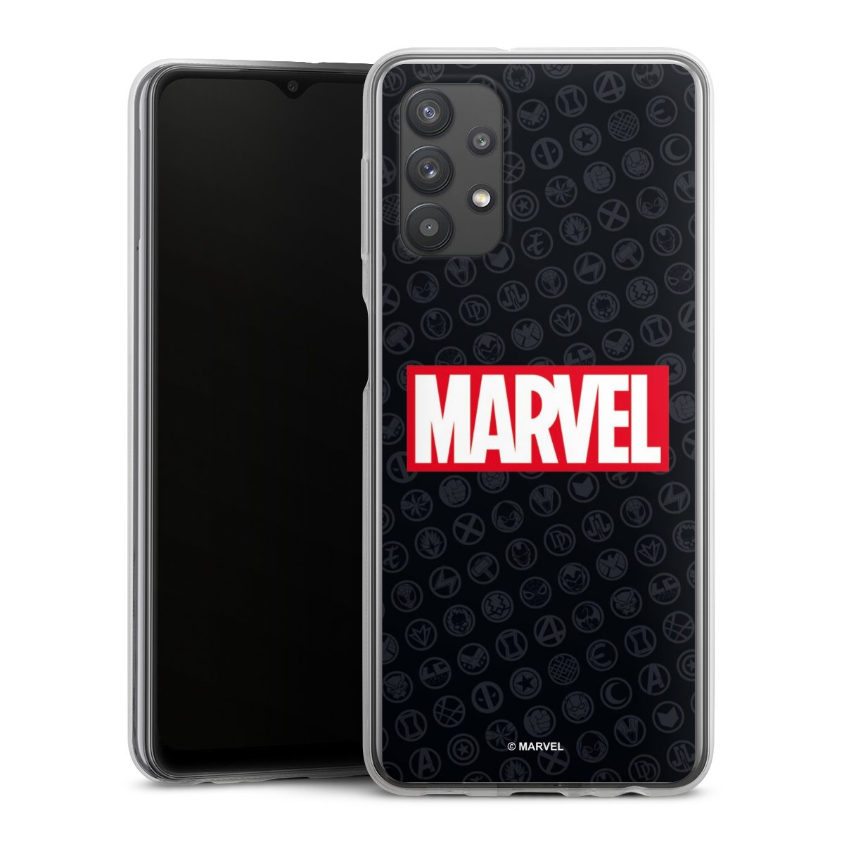 Marvel Logo Black Red 