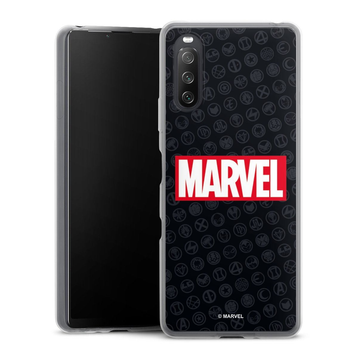 Marvel Logo Black Red 