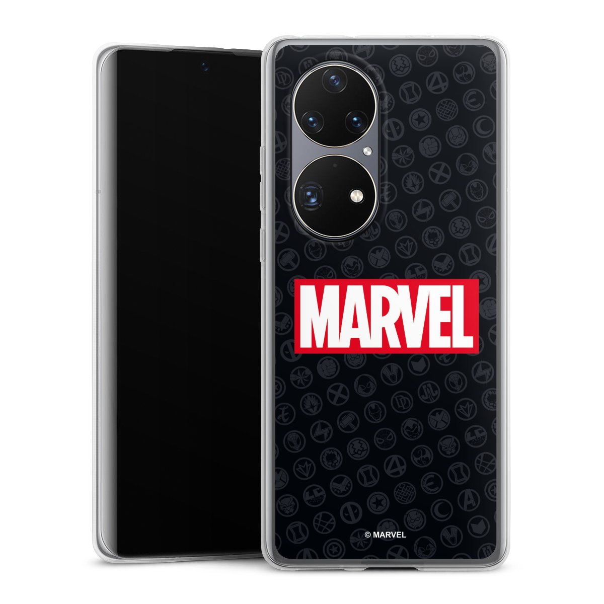 Marvel Logo Black Red 