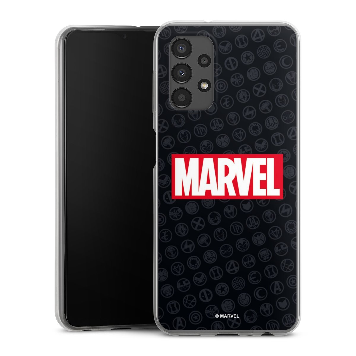 Marvel Logo Black Red 