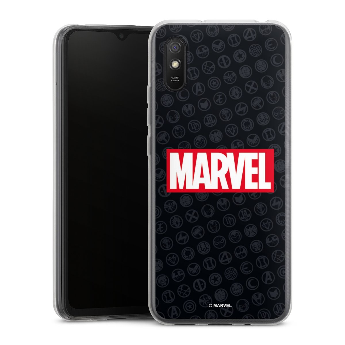 Marvel Logo Black Red 