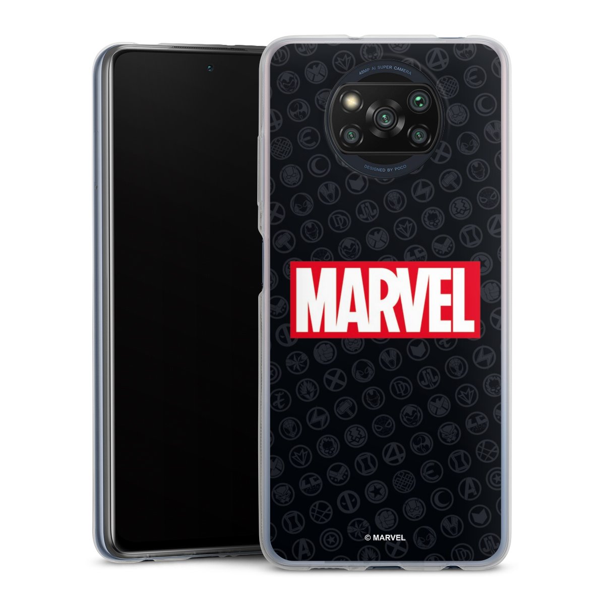 Marvel Logo Black Red 