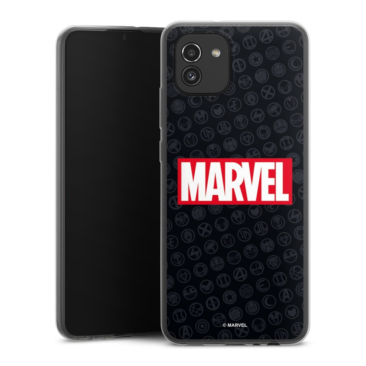 Marvel Logo Black Red 