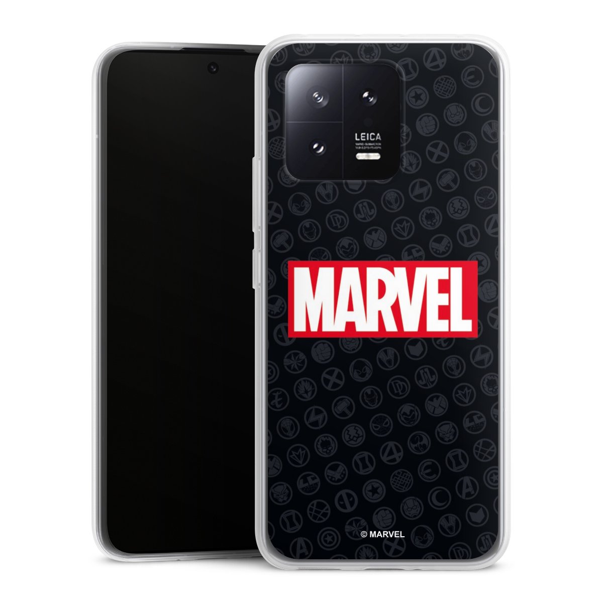 Marvel Logo Black Red 