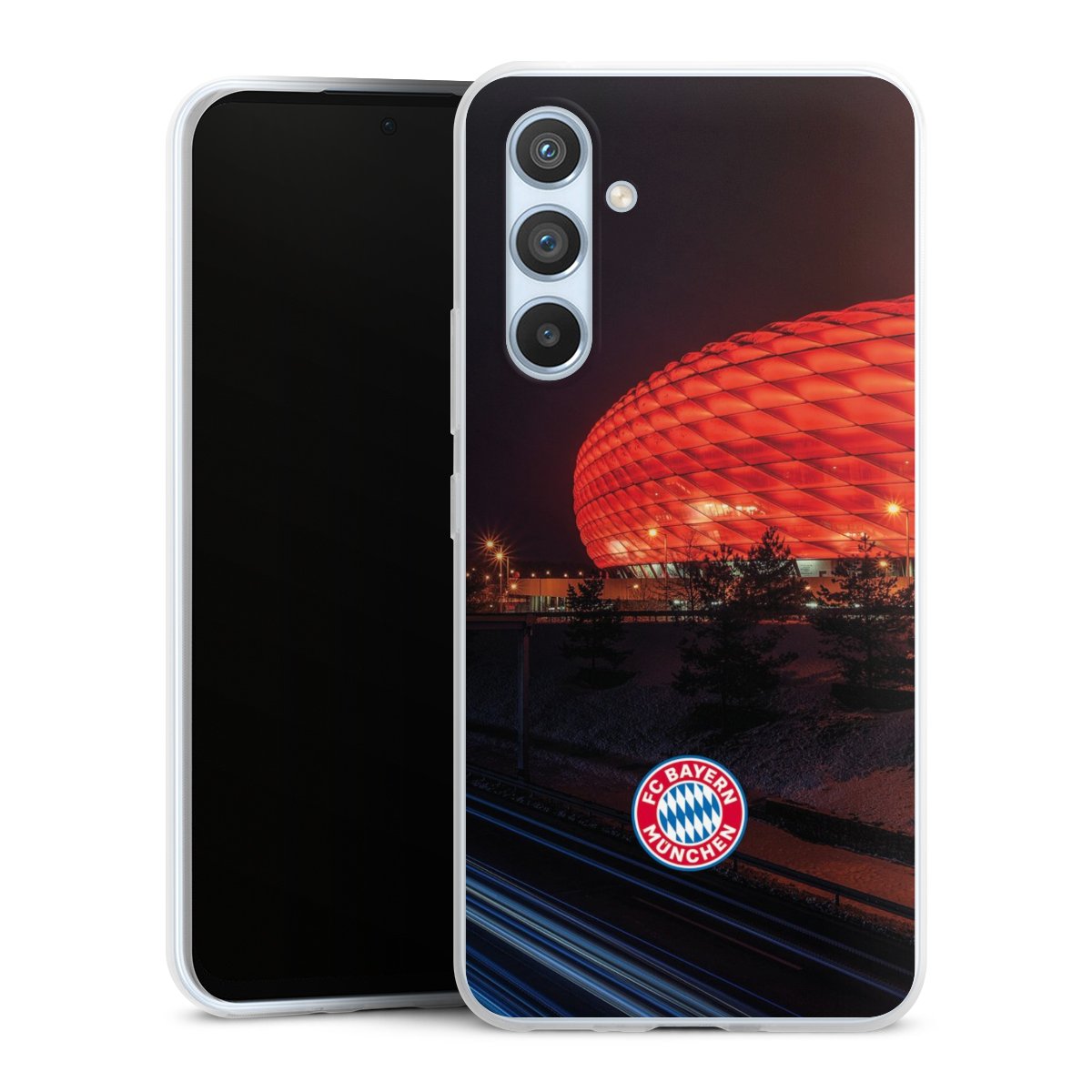 Allianz Arena bei Nacht FCB