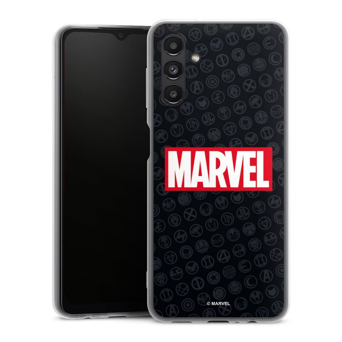 Marvel Logo Black Red 