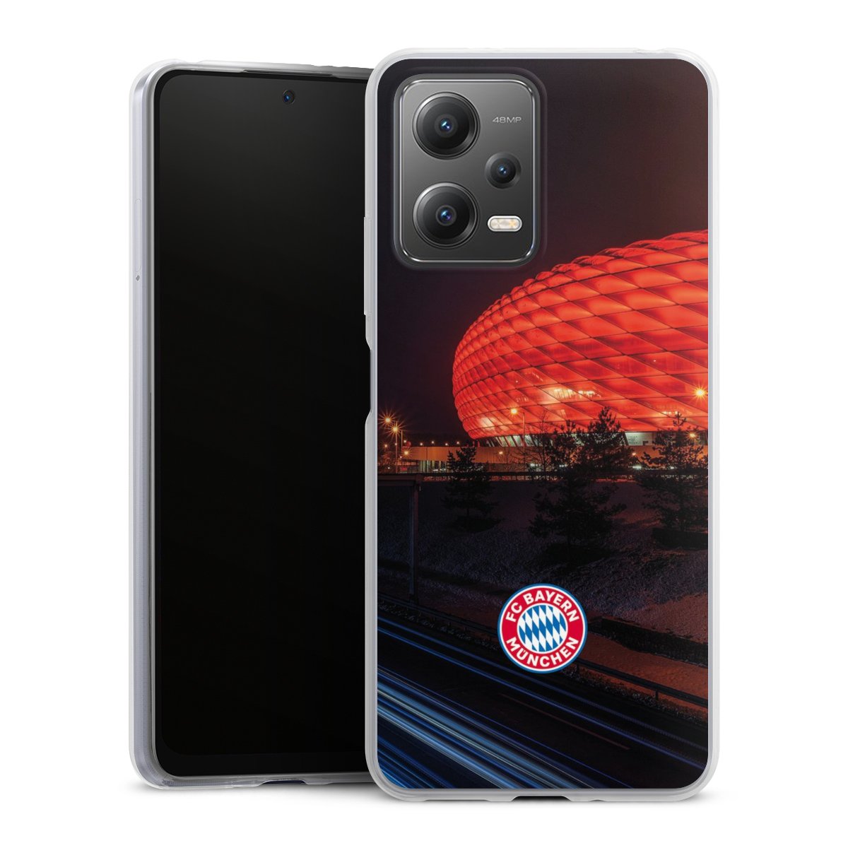 Allianz Arena bei Nacht FCB