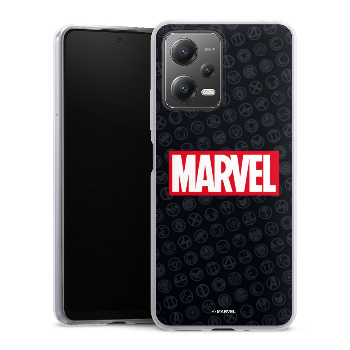 Marvel Logo Black Red 